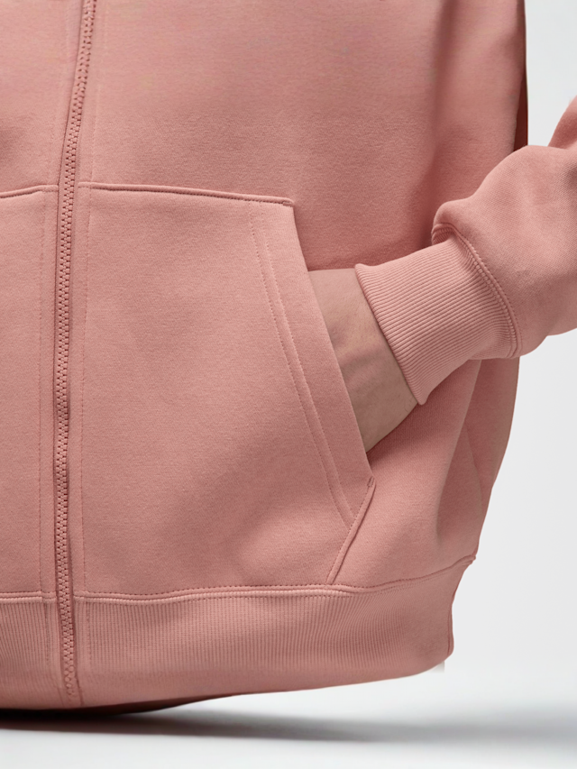 Jordan, Brooklyn Oversized Full-Zip Hoodie, light pink, Image 5 of 7
