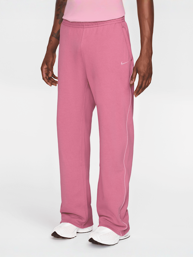 Nike Nocta, NRG CS Open Hem Fleece Pants, Pink, Image 1 of 8