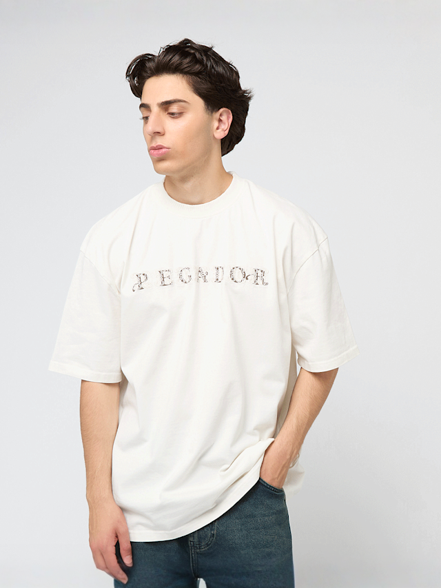 Pegador, Zenor Oversized Tee, beige, Image 1 of 5