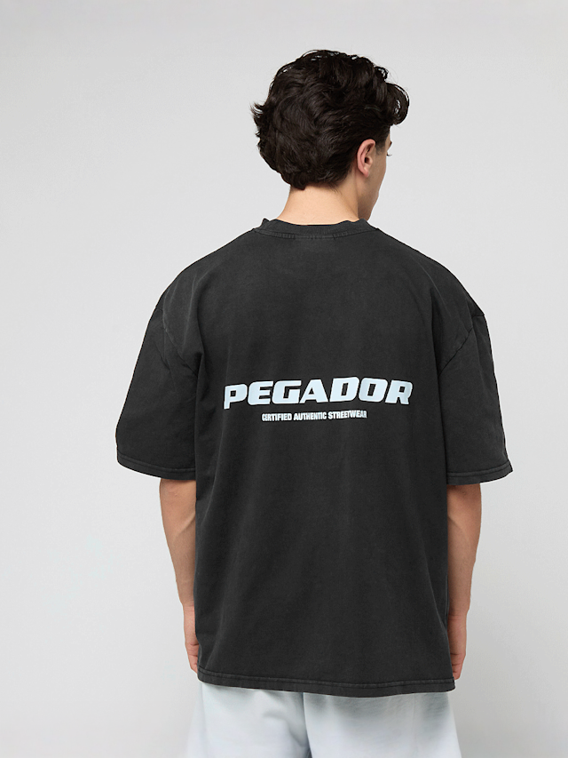 Pegador, Zenor Oversized Tee, zwart, Afbeelding 1 van 5