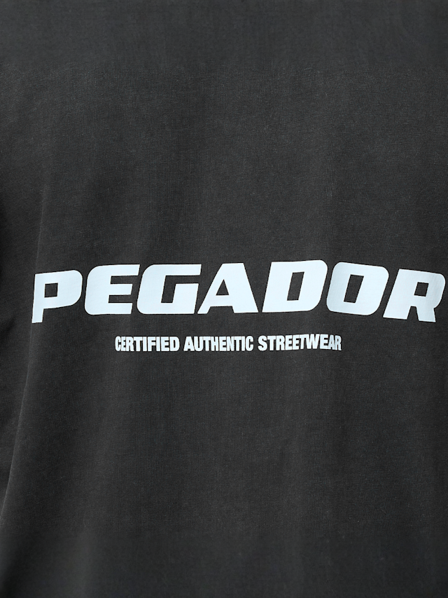 Pegador, Zenor Oversized Tee, zwart, Afbeelding 4 van 5