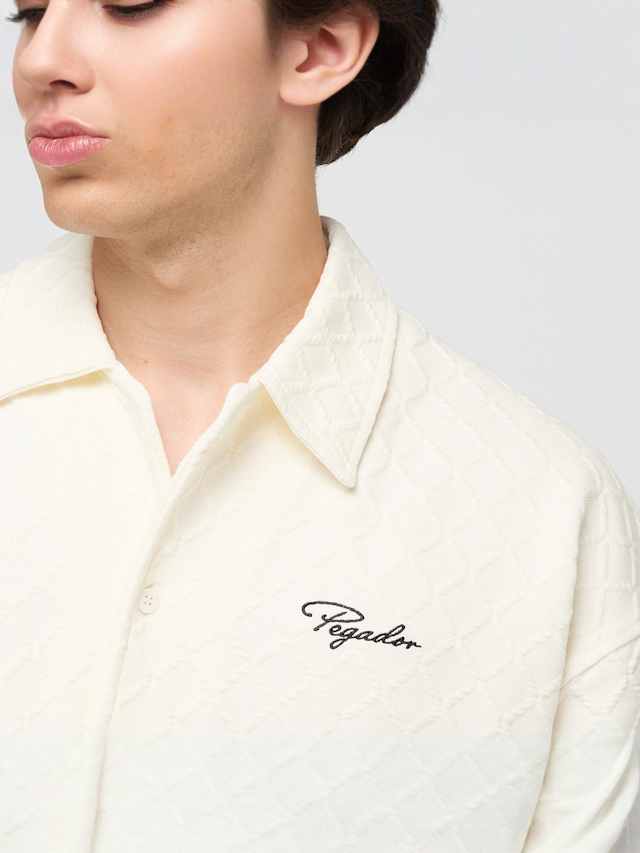 Pegador, Jovren Structured Shirt, beż, Obraz 3 z 4