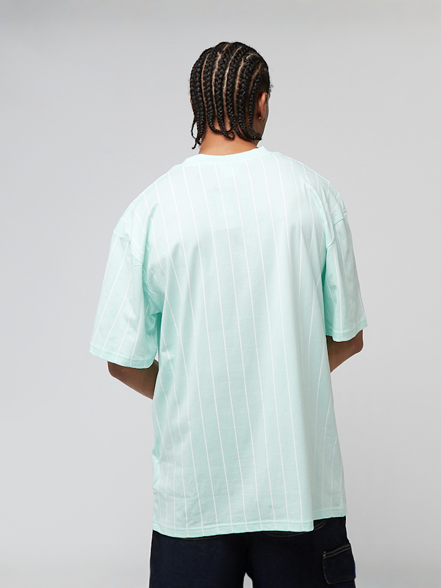 Karl Kani, Signature Pinstripe T-Shirt, green, Image 2 of 4