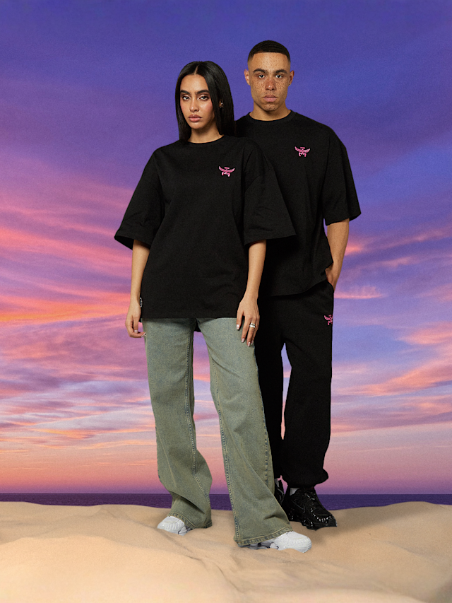 MCM x SNIPES, Flamingo T-Shirt, black, Image 7 of 7