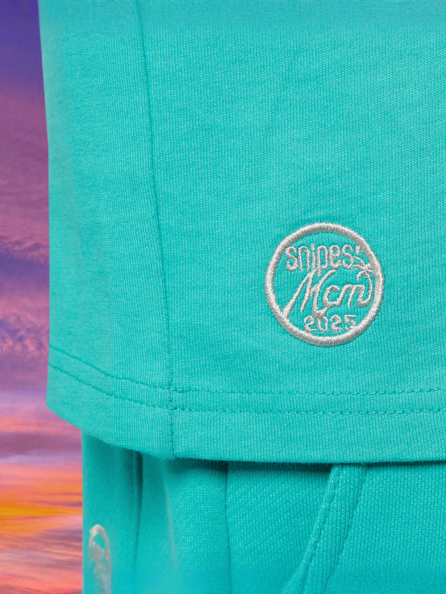 MCM x SNIPES, Flamingo T-Shirt, turquoise, Image 5 of 7