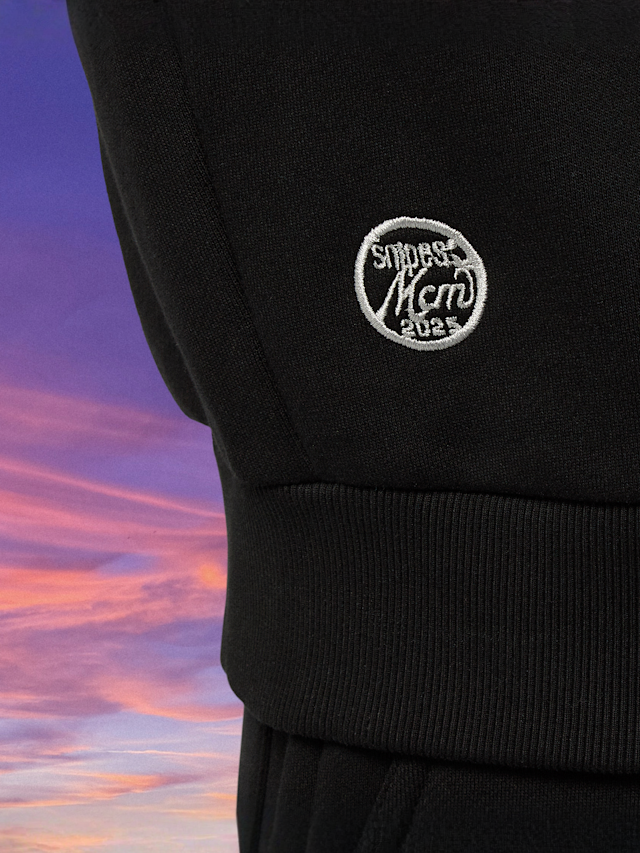 MCM x SNIPES, Flamingo Hoodie, black, Image 4 of 6