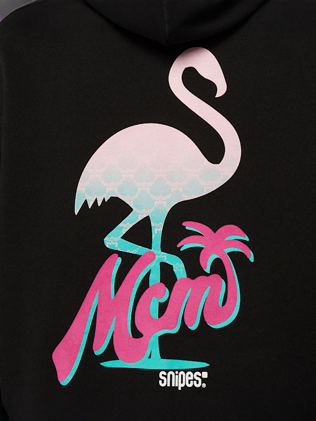 MCM x SNIPES, Flamingo Hoodie, black, Image 5 of 6