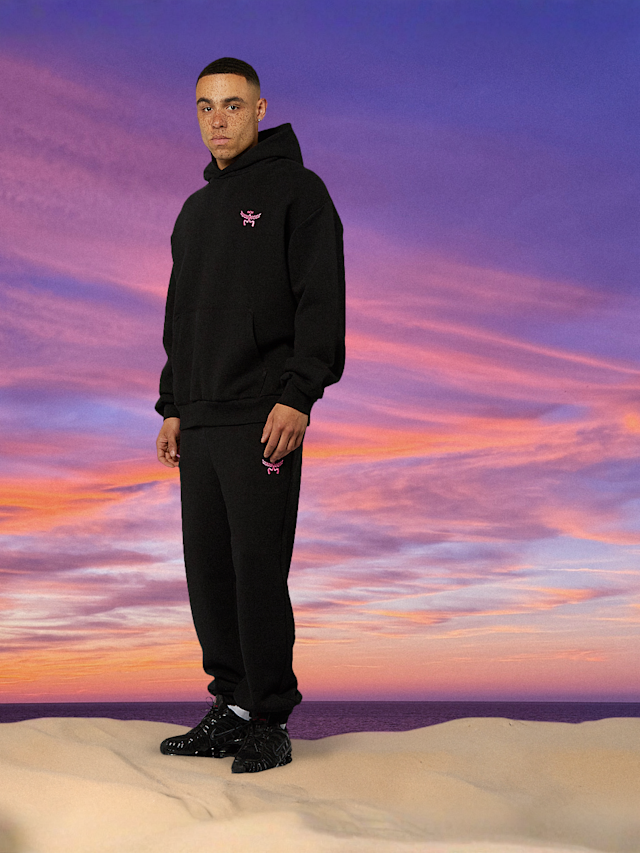 MCM x SNIPES, Flamingo Hoodie, black, Image 6 of 6