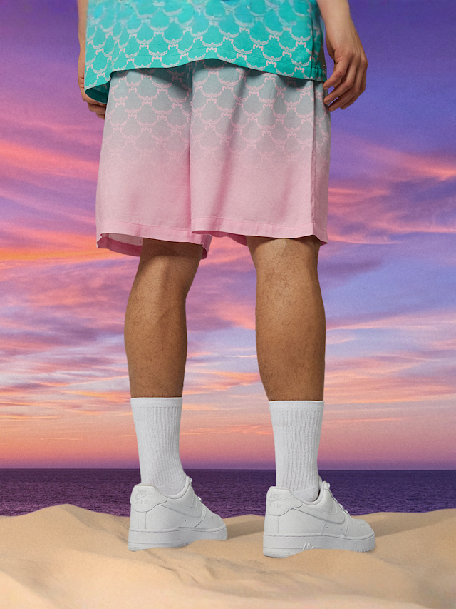 MCM x SNIPES, Gradient Resort Shorts, light pink, Image 2 of 4