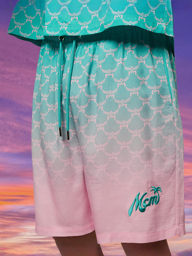 MCM x SNIPES, Gradient Resort Shorts, light pink, Image 3 of 4