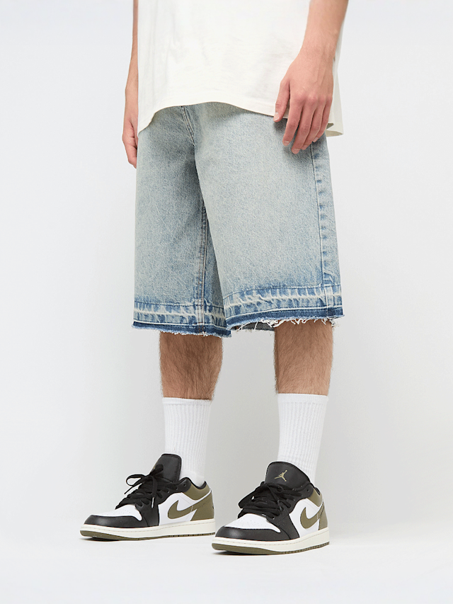 2Y STUDIOS, Joran Open Hem Baggy Shorts, blue, Image 1 of 5