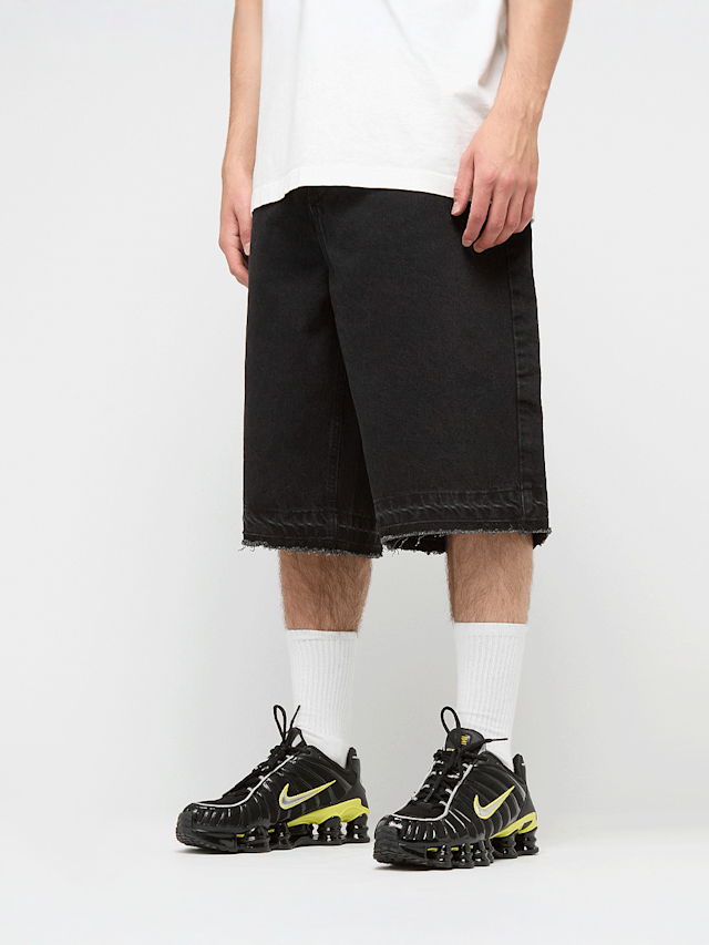 2Y STUDIOS, Joran Open Hem Baggy Shorts, black, Image 1 of 5