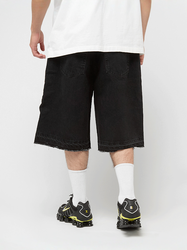 2Y STUDIOS, Joran Open Hem Baggy Shorts, black, Image 2 of 5