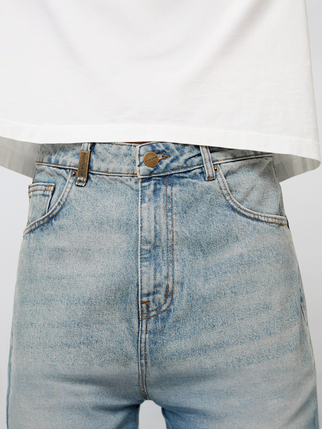 2Y STUDIOS, Junan Baggy Basic Shorts, blue, Image 3 of 5