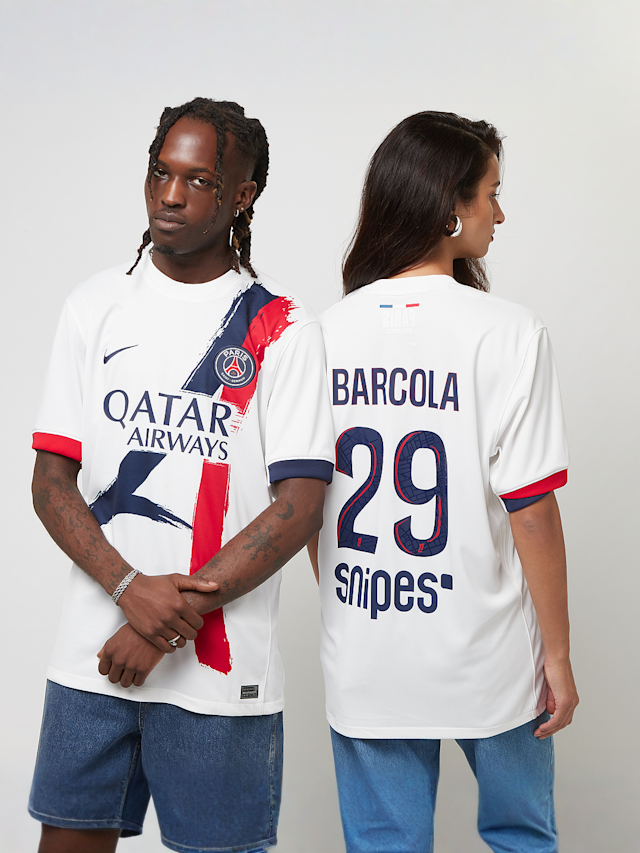 Nike, Barcola / No. 29/ PSG Nike Away Stadium 2024/25 , wit, Afbeelding 1 van 9