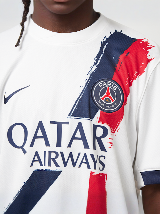 Nike, Barcola / No. 29/ PSG Nike Away Stadium 2024/25 , wit, Afbeelding 6 van 9