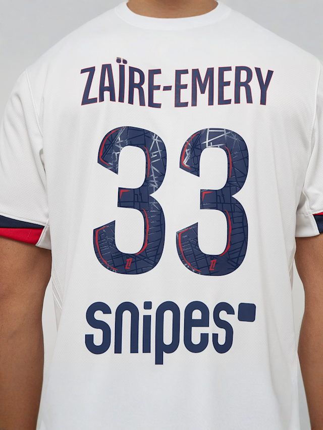 Nike, Zaïre-Emery / No. 33 / PSG Nike Away Stadium 2024/25 , white, Image 6 of 8