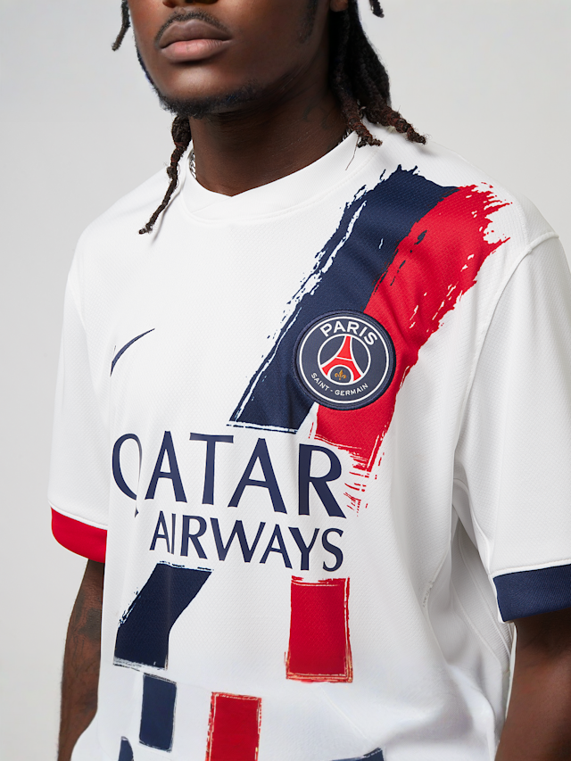 Nike, Kolo Muani / No. 23 / PSG Nike Away Stadium 2024/25 , wit, Afbeelding 4 van 9