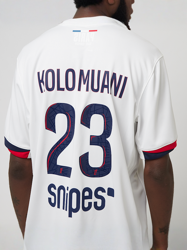 Nike, Kolo Muani / No. 23 / PSG Nike Away Stadium 2024/25 , wit, Afbeelding 7 van 9