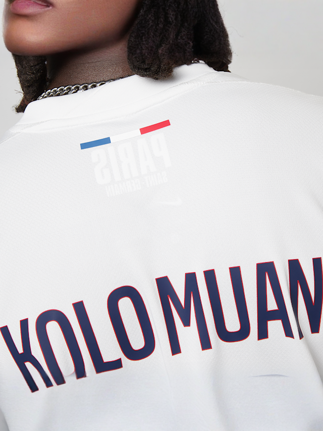 Nike, Kolo Muani / No. 23 / PSG Nike Away Stadium 2024/25 , white, Image 8 of 9