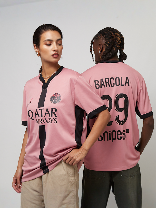 Jordan, Barcola / No. 29 / PSG Jordan Third Stadium 2024/25 , lichtroze, Afbeelding 1 van 9