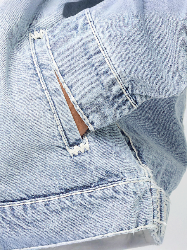 True Religion, Super T Oversized Denim Jacket, blue, Image 5 of 6