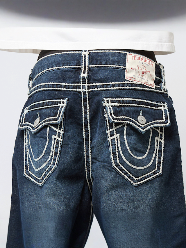 True Religion, Vinny Rope Stitch Short, blue, Image 4 of 5
