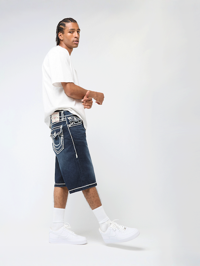 True Religion, Vinny Rope Stitch Short, blue, Image 5 of 5