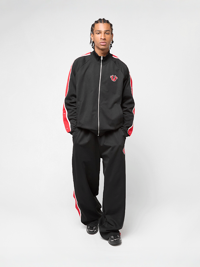 True Religion, Snap Off Track Jacket, black, Image 7 of 7