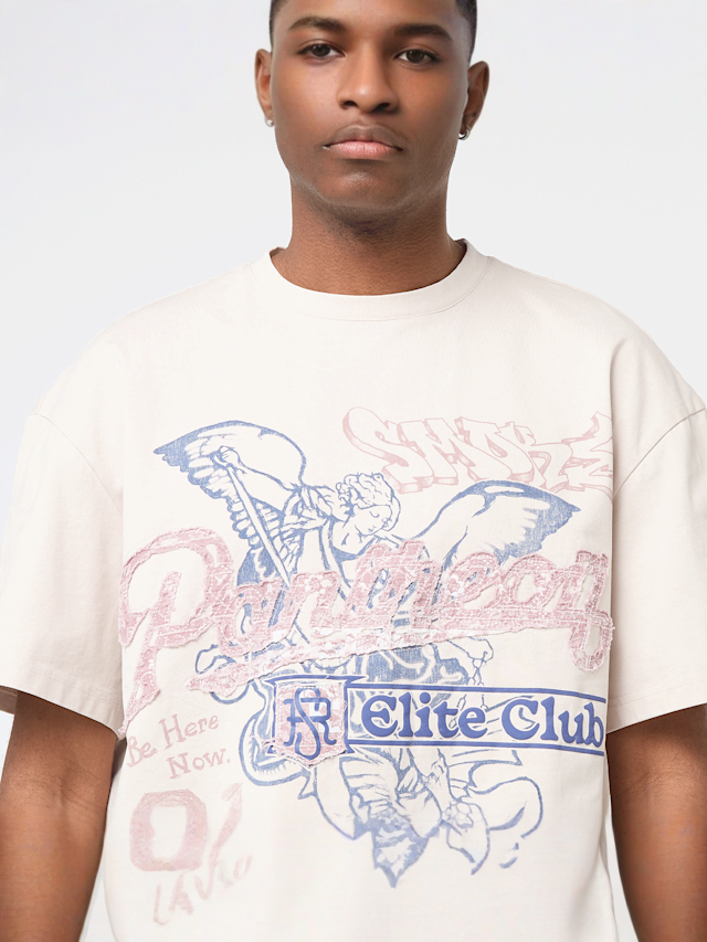 Smoke Rise, Fashion Tshirt, beż, Obraz 3 z 5