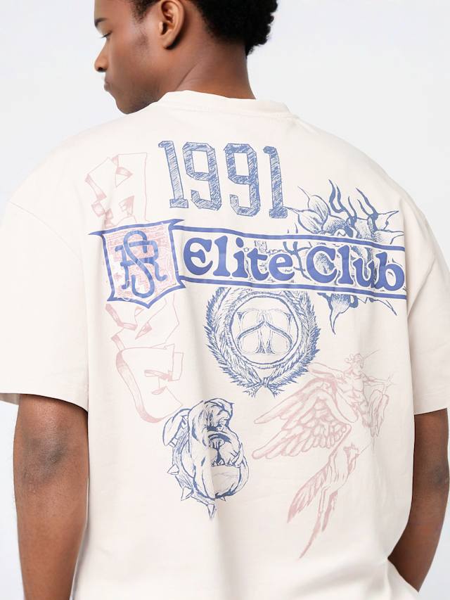 Smoke Rise, Fashion Tshirt, beż, Obraz 4 z 5