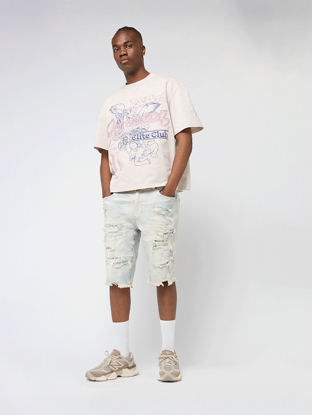 Smoke Rise, Fashion Tshirt, beż, Obraz 5 z 5