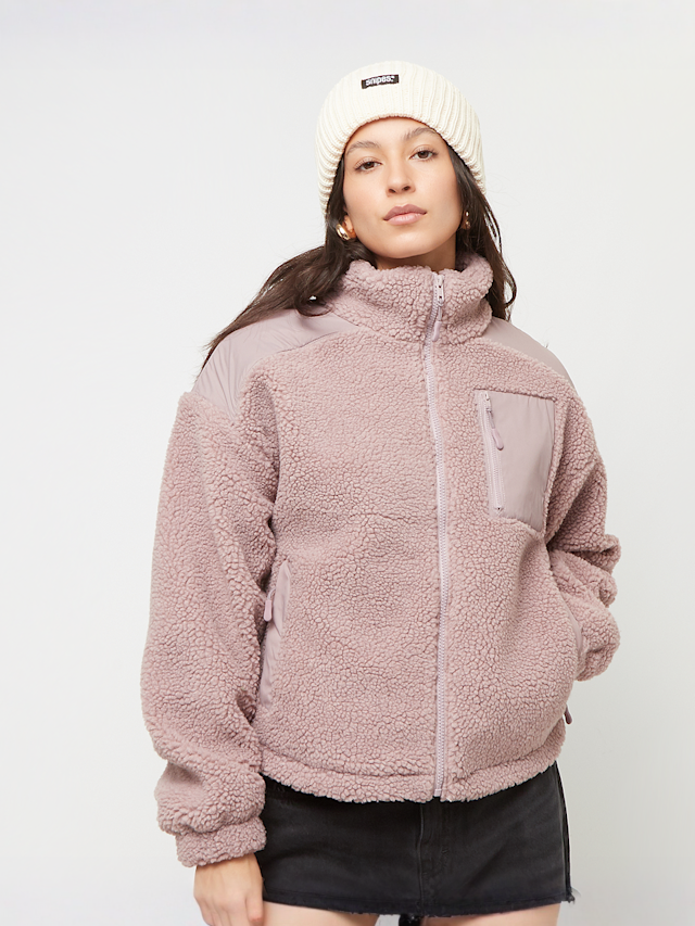 Urban Classics, Ladies Sherpa Mix Jacket, light pink, Image 1 of 4