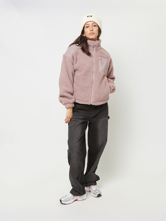 Urban Classics, Ladies Sherpa Mix Jacket, light pink, Image 4 of 4