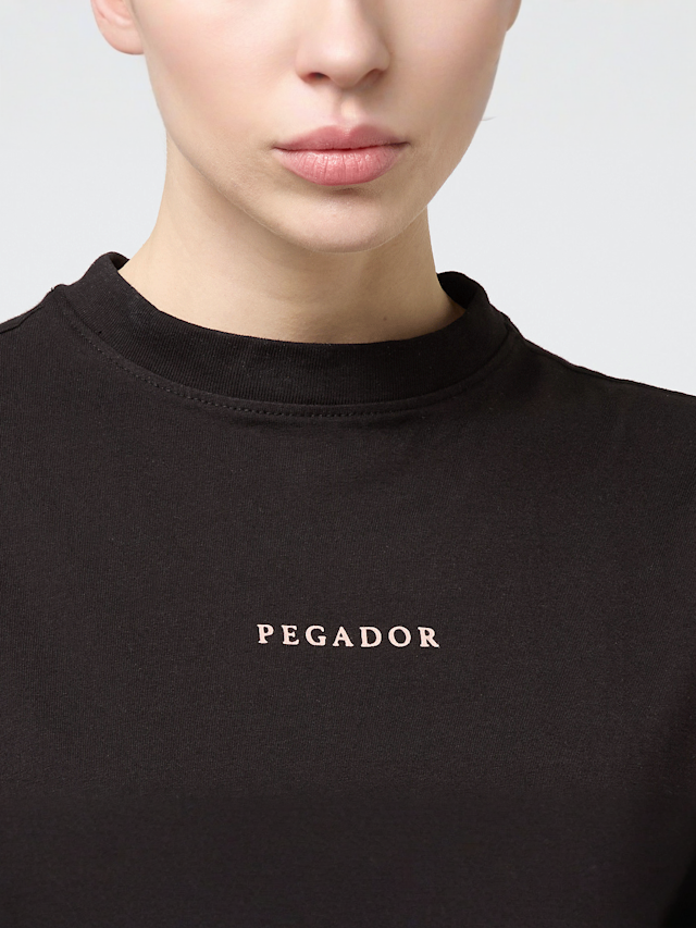 Pegador, Tapo Heavy Oversized Tee, black, Image 3 of 5