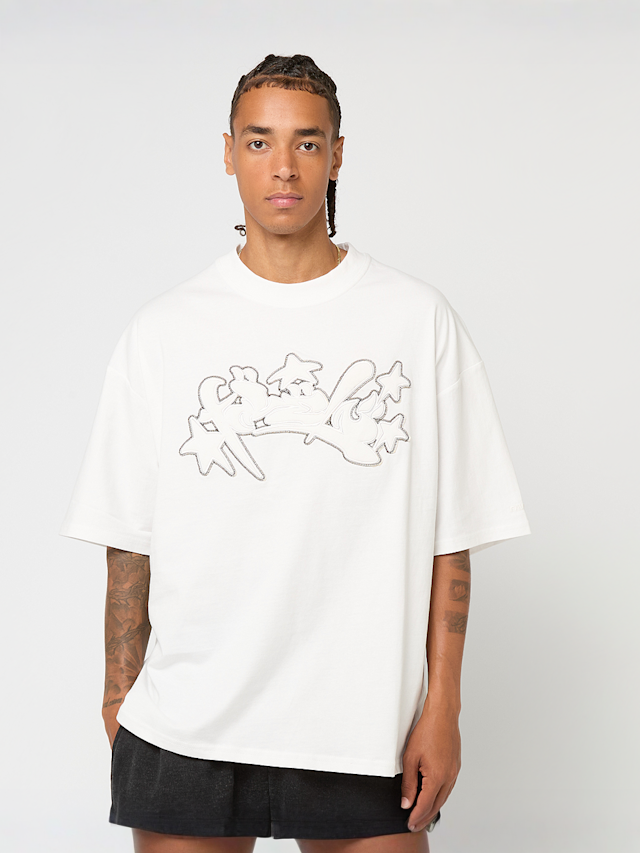 FAVELA, Runstitch T-Shirt, white, Image 1 of 4