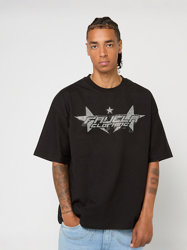 FAVELA, Future Rhinestone T-Shirt, zwart, Afbeelding 1 van 4