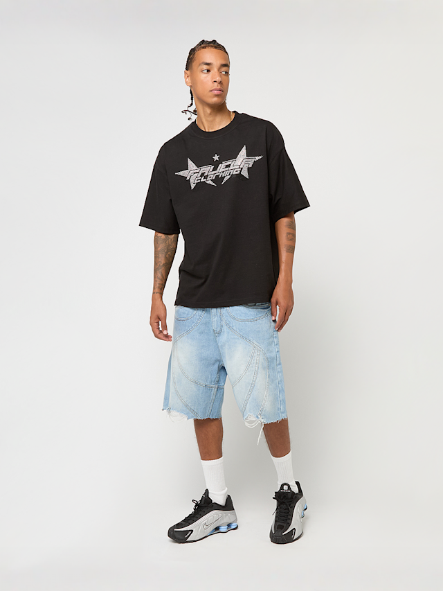 FAVELA, Future Rhinestone T-Shirt, zwart, Afbeelding 4 van 4