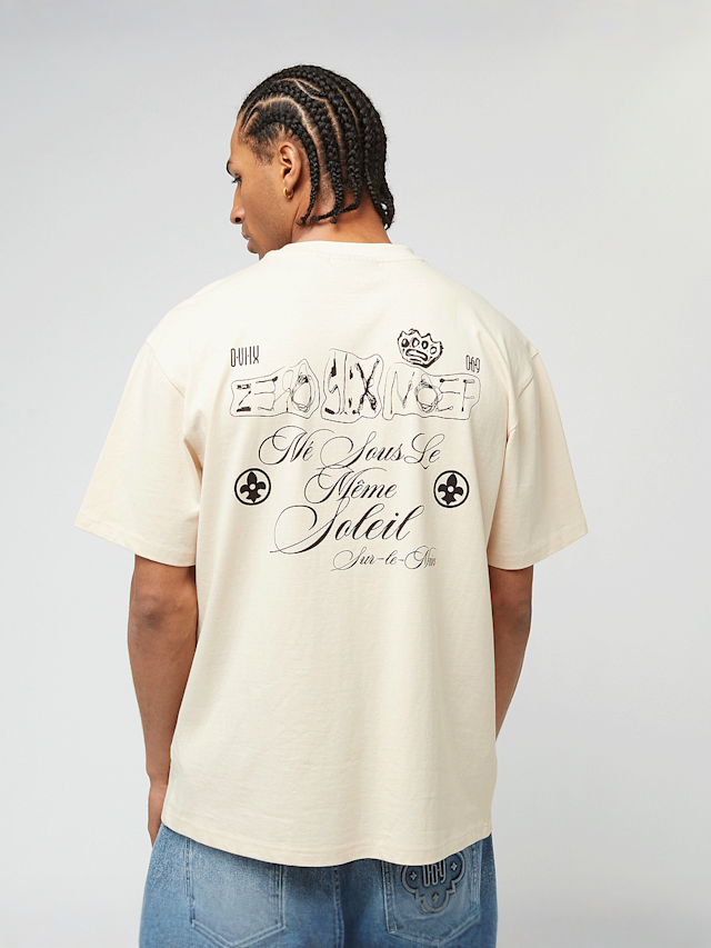 zəяo si:x nœf, Primary Logo Community Tee, beż, Obraz 1 z 5