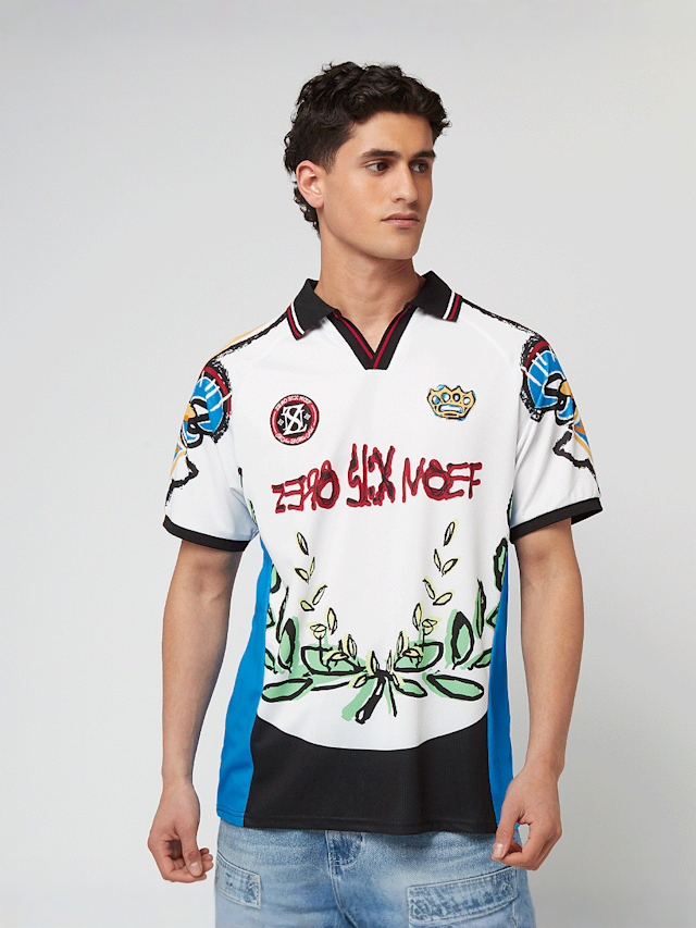 zəяo si:x nœf, Royal Resort Trikot, white, Image 1 of 8