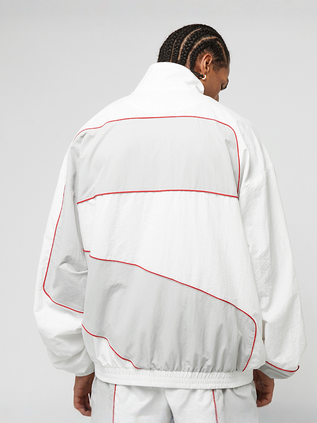 zəяo si:x nœf, Alternate Logo Oversized Color Block Track Jacket, white, Image 2 of 5