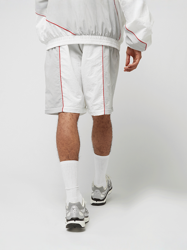zəяo si:x nœf, Primary Logo Oversized Straight Leg Color Block Trackpants, white, Image 8 of 9
