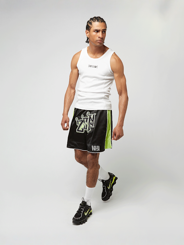 zəяo si:x nœf, ZSN Muay Thai Shorts, black, Image 6 of 6