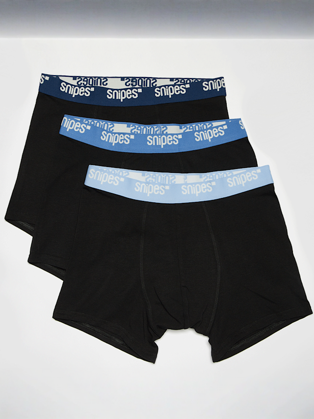 SNIPES, 3 PACK - Contrast Tape  Briefs Boxershorts, zwart, Afbeelding 1 van 2