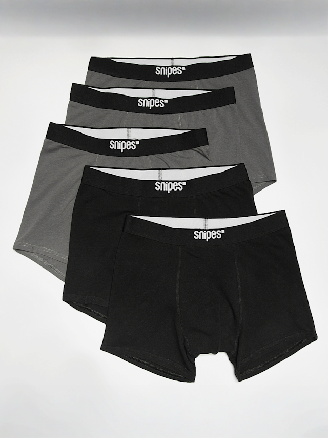 SNIPES, 5 PACK - Black Tape  Briefs Boxershorts, multi-colour, Image 1 of 2
