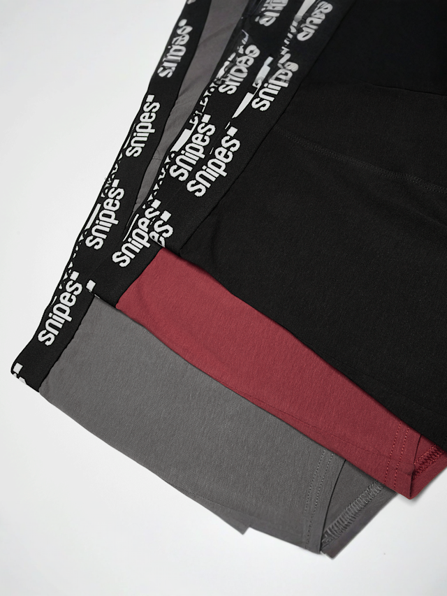 SNIPES, 3 PACK - Black Tape  Briefs Boxershorts, multi-colour, Image 2 of 2