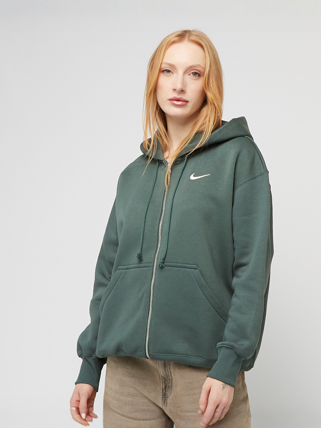 Nike, Sportswear Phoenix Fleece Zip Hoodie, green, Image 1 of 4
