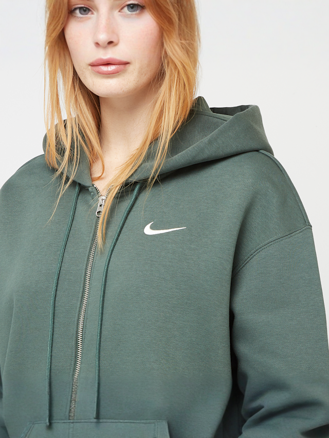 Nike, Sportswear Phoenix Fleece Zip Hoodie, green, Image 3 of 4