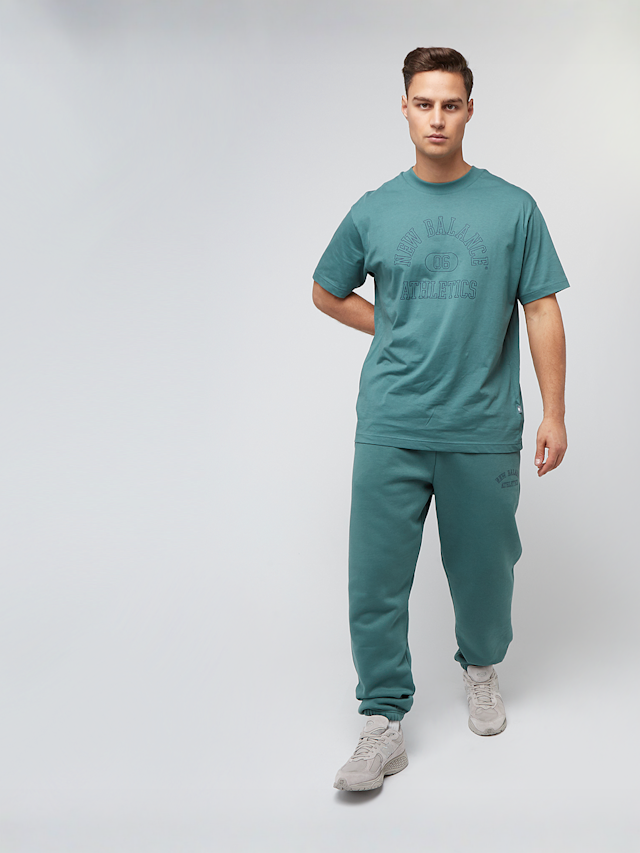 New Balance, Sport Essentials Fleece Graphic Jogger, zielony, Obraz 5 z 5