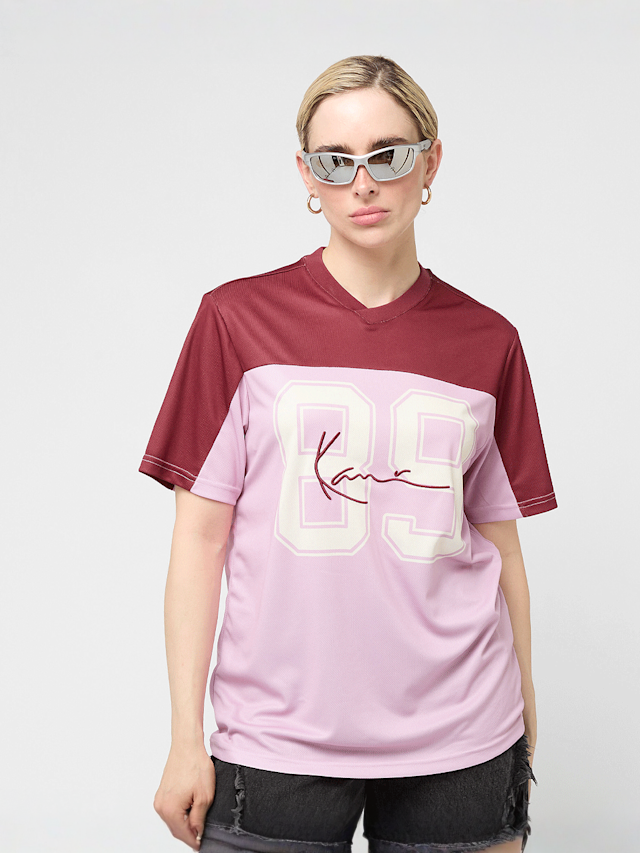 Karl Kani, Signature Mesh Jersey, lichtroze, Afbeelding 1 van 5